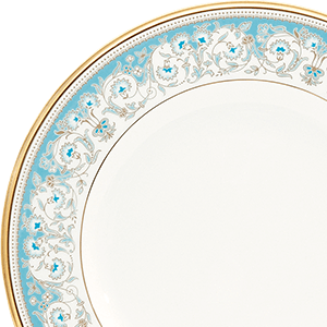 Noritake ノリタケフィギュリン付きトレイ 楕円 フレンチブル！ t54860-t54862.jpg