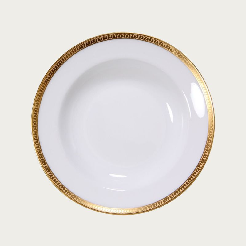 ［大倉陶園］片葉金蝕 22cmスープ皿 | ノリタケ食器公式オンライン