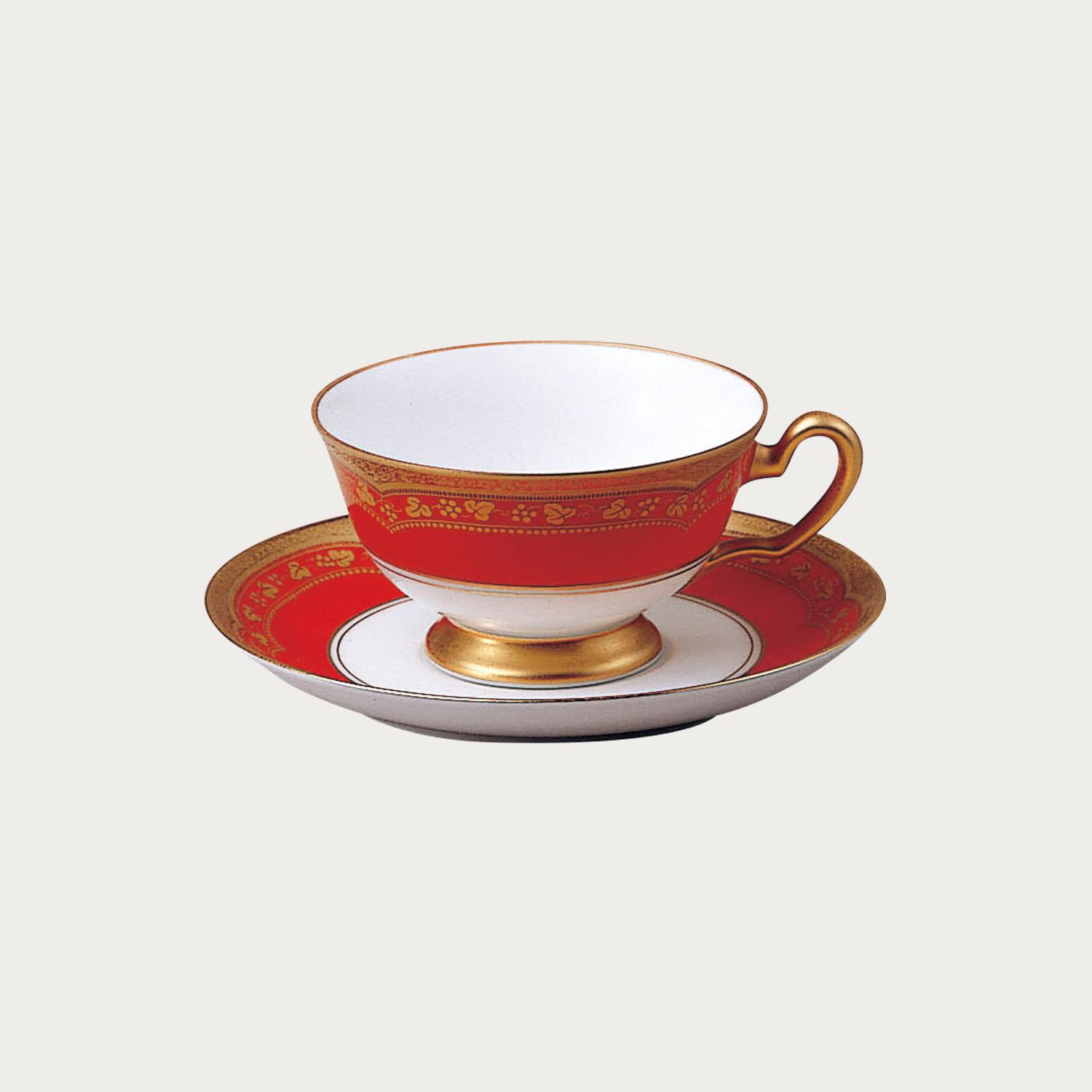 大倉陶園］アレキサンドリーヌ ティー・コーヒー碗皿 | ノリタケ食器 