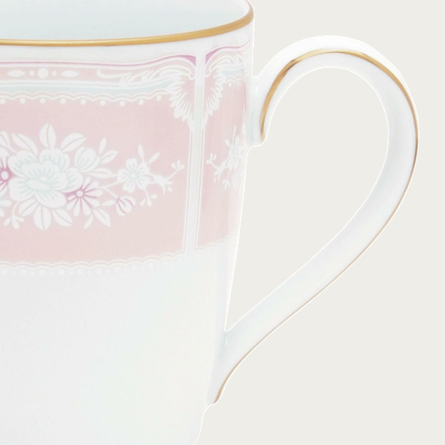 レースウッドゴールド マグカップ(ピンク) | ノリタケ食器公式