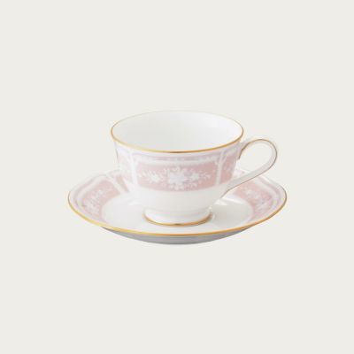 インテリア/住まい/日用品新品 Noritake  レースウッドゴールド　カップ＆ソーサー　5客セット