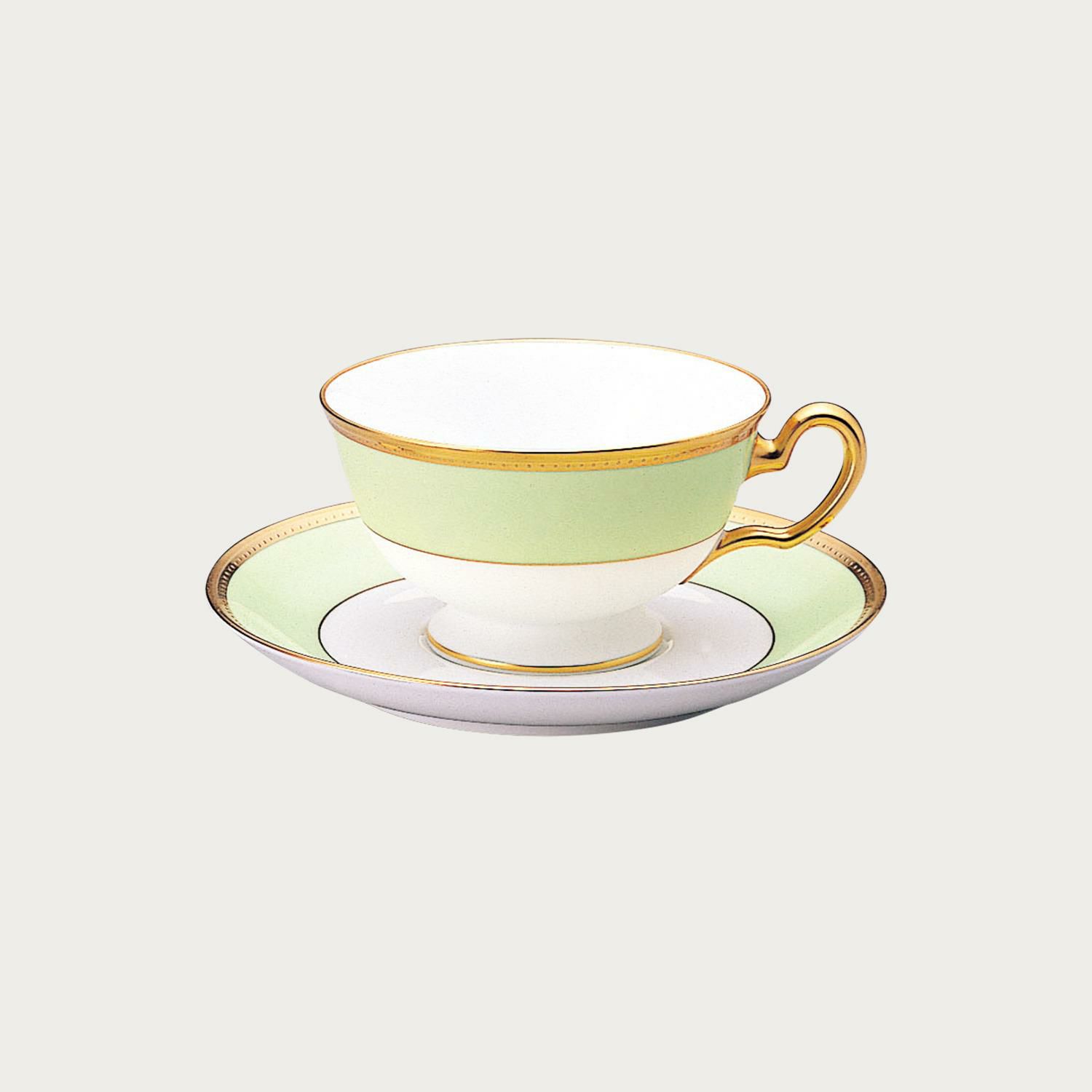 大倉陶園］金白金蝕ぶどう唐草 ティー・コーヒー碗皿 | ノリタケ食器 