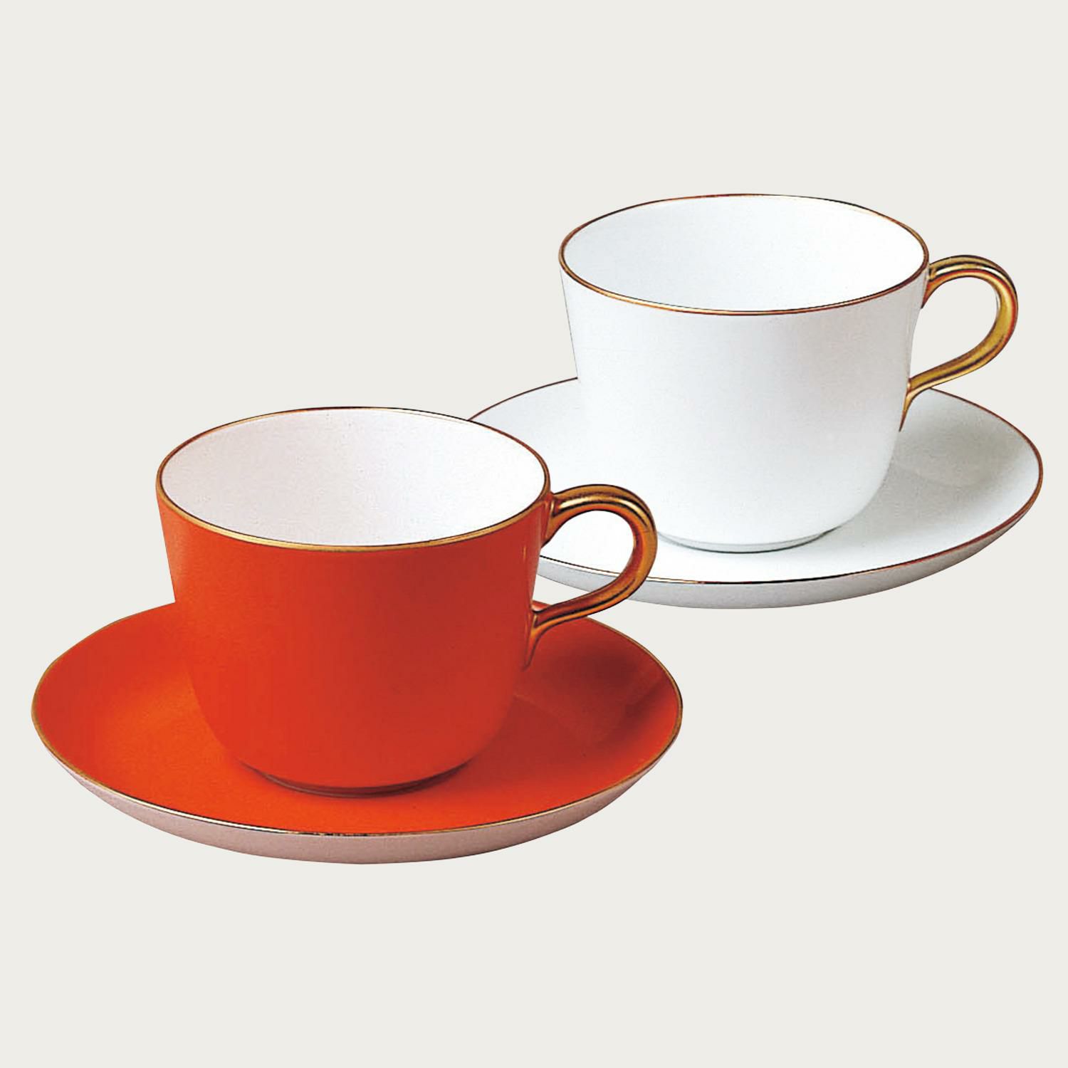 大倉陶園］紅白 モーニング碗皿ペア(色変り) | ノリタケ食器公式 
