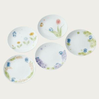 ドラえもん お花シリーズ 16cmプレート 5枚 絵変り ノリタケ食器公式オンラインショップ ドラえもん お花シリーズ 16cmプレート 5枚 絵変り ノリタケ食器公式オンラインショップ