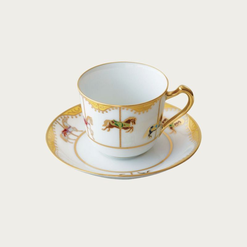 大倉陶園］うまくゆく 回転木馬 コーヒー碗皿 | ノリタケ食器公式 