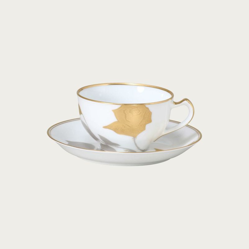 大倉陶園 金蝕バラ ティー コーヒー碗皿 ノリタケ食器公式オンラインショップ
