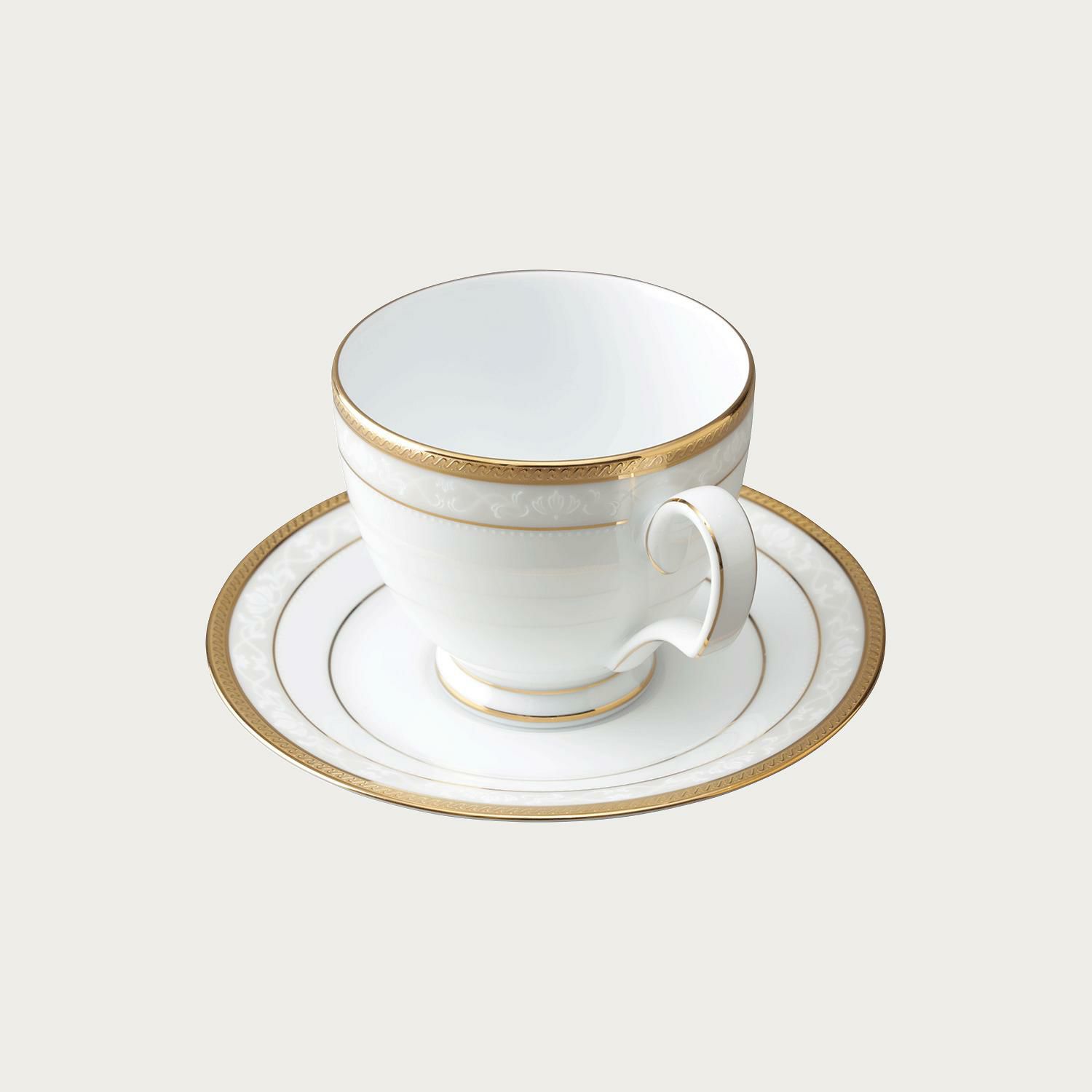 ハンプシャーゴールド カップ&ソーサー(5客) | ノリタケ食器公式