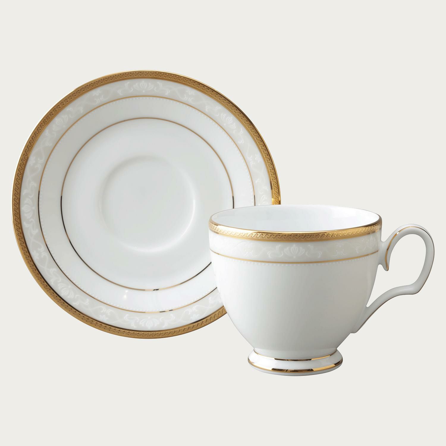 ハンプシャーゴールド カップ&ソーサー(5客) | ノリタケ食器公式