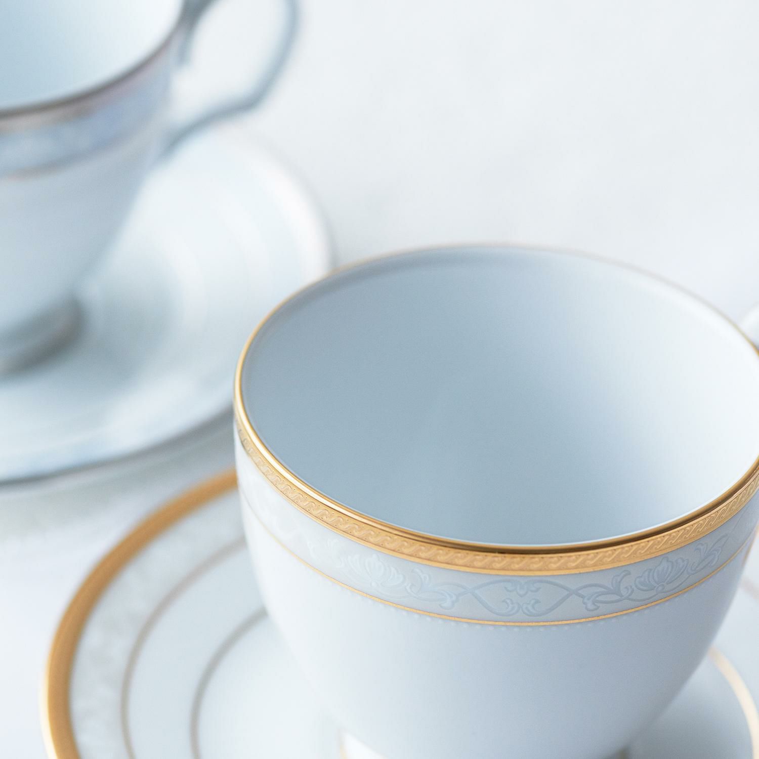 ハンプシャーゴールド カップ&ソーサー(5客) | ノリタケ食器公式