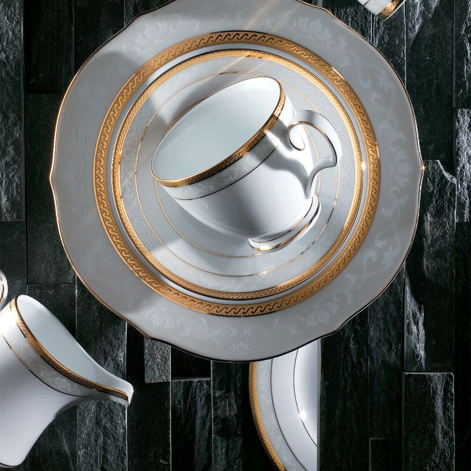 ハンプシャーゴールド カップ&ソーサー(5客) | ノリタケ食器公式