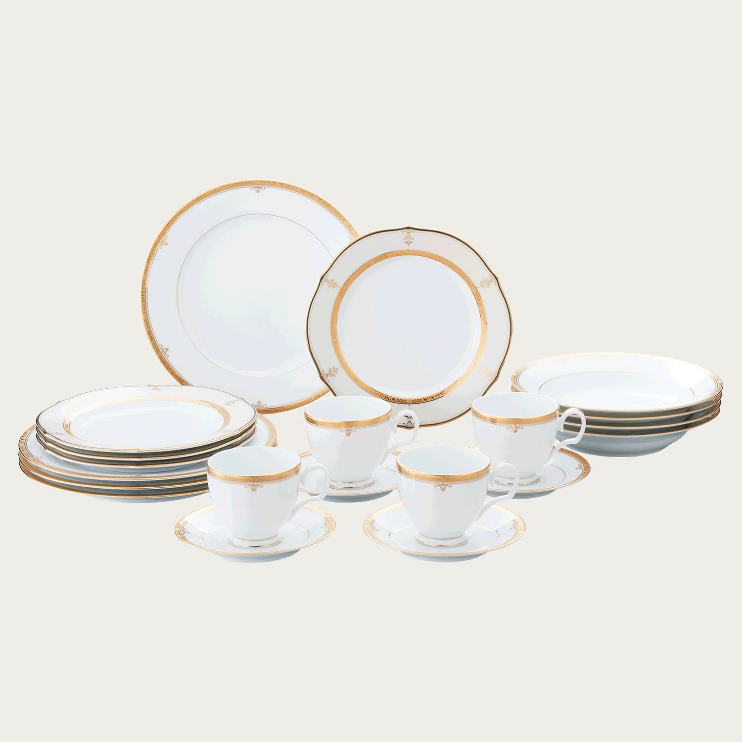 □特別価格□バッキンガムゴールド 20PCセット | ノリタケ食器公式 