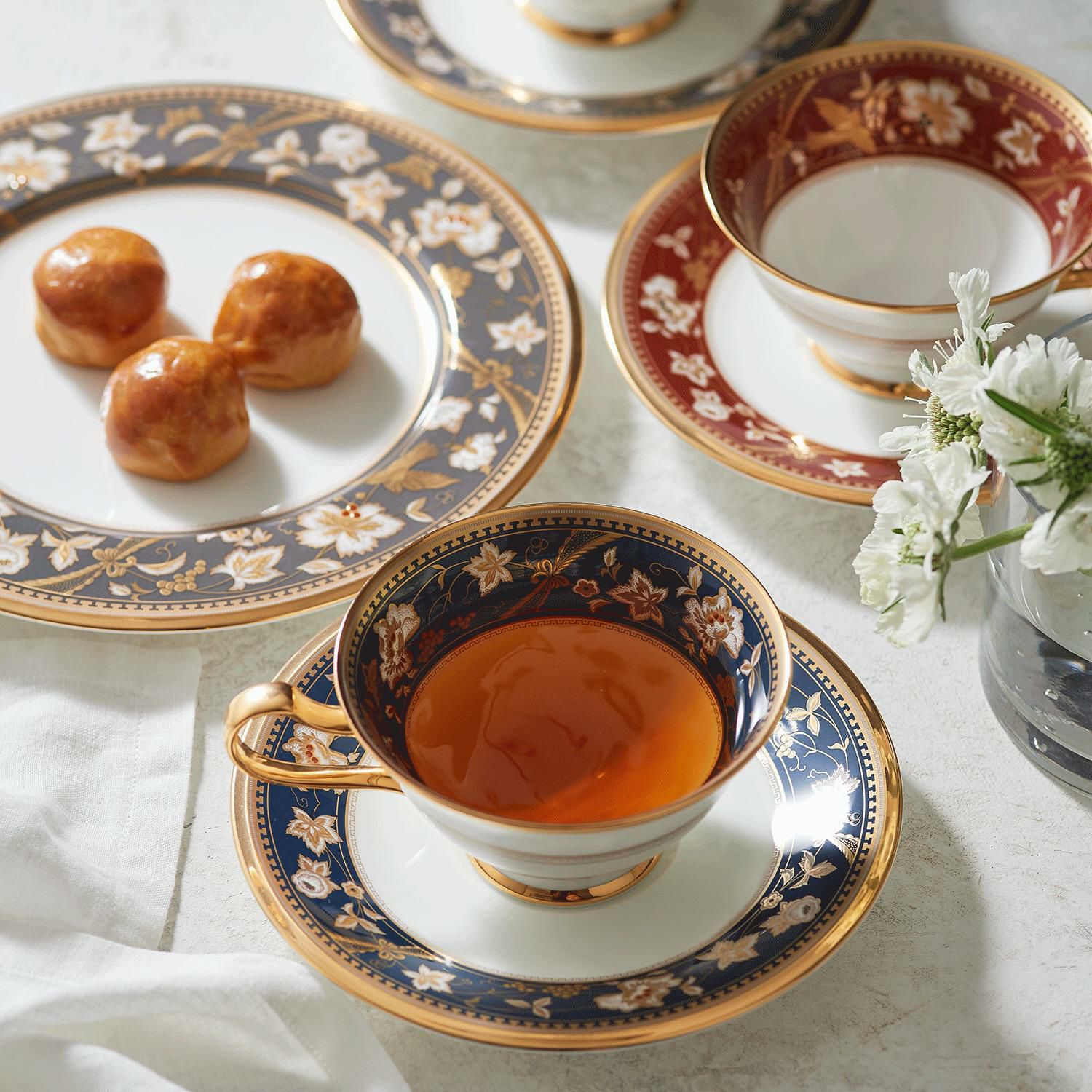 サブライム カップ&ソーサーペア(鉄紺・海老茶) | ノリタケ食器公式