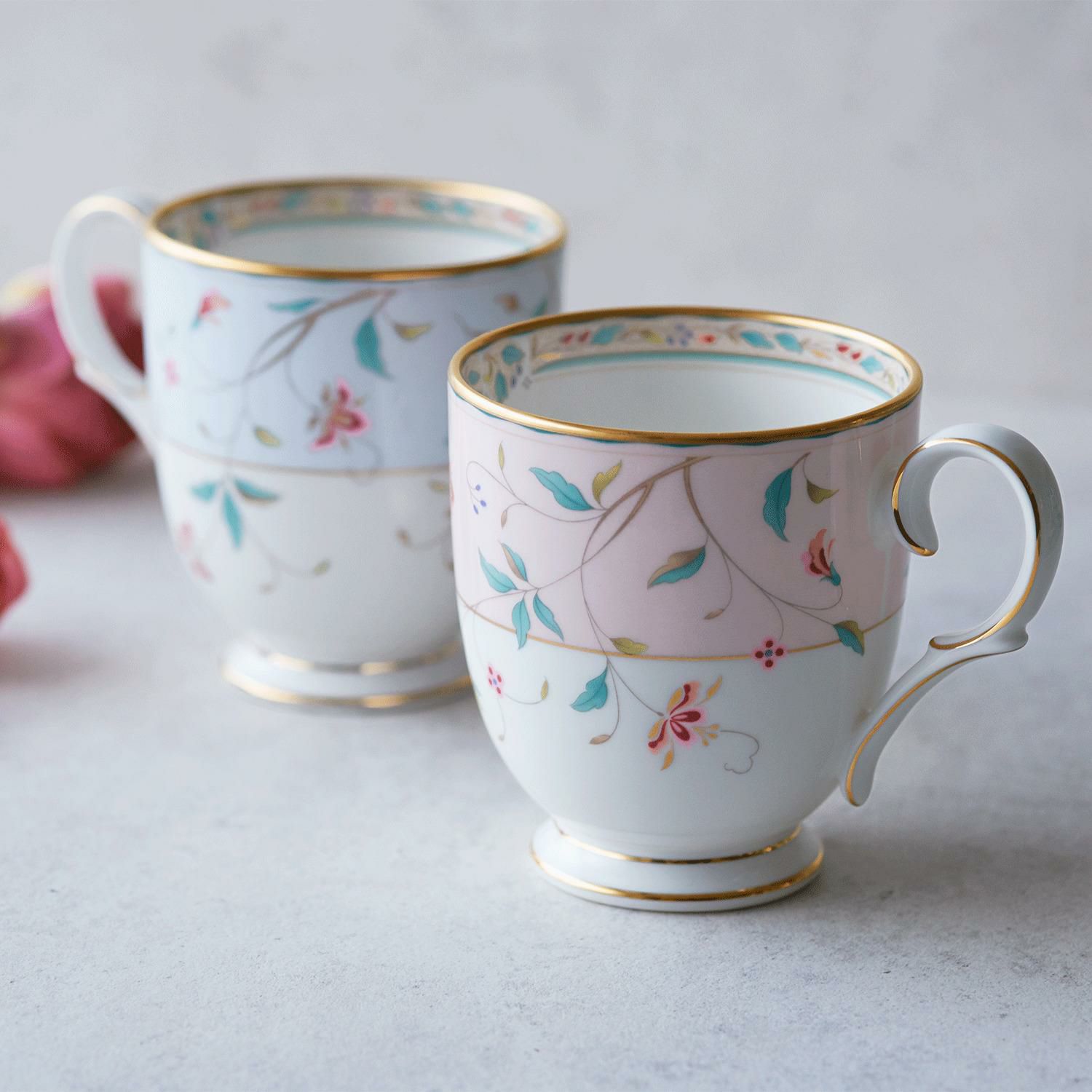 花更紗 マグカップ(ブルー) | ノリタケ食器公式オンラインショップ