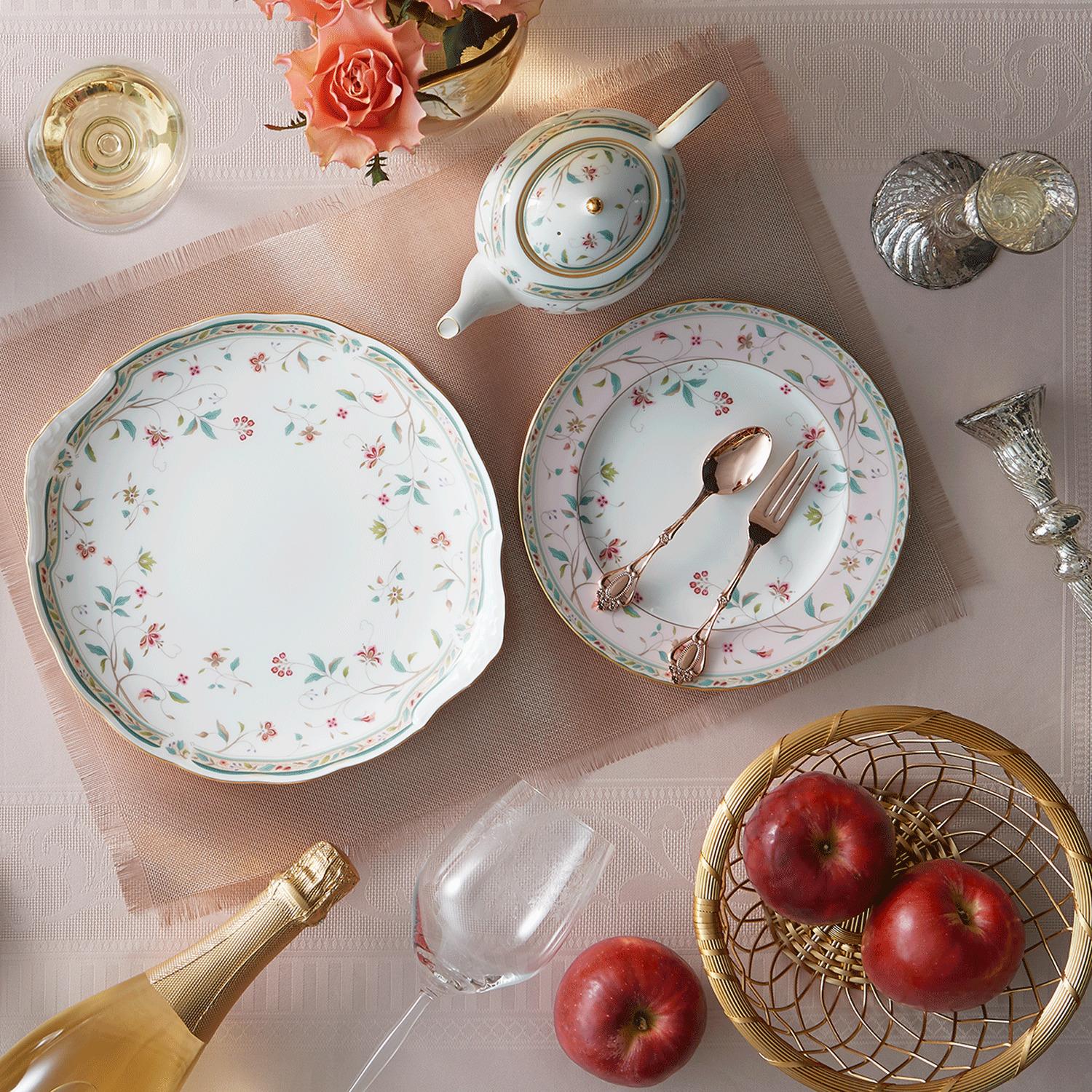 花更紗 28cmパーティープレート | ノリタケ食器公式オンラインショップ