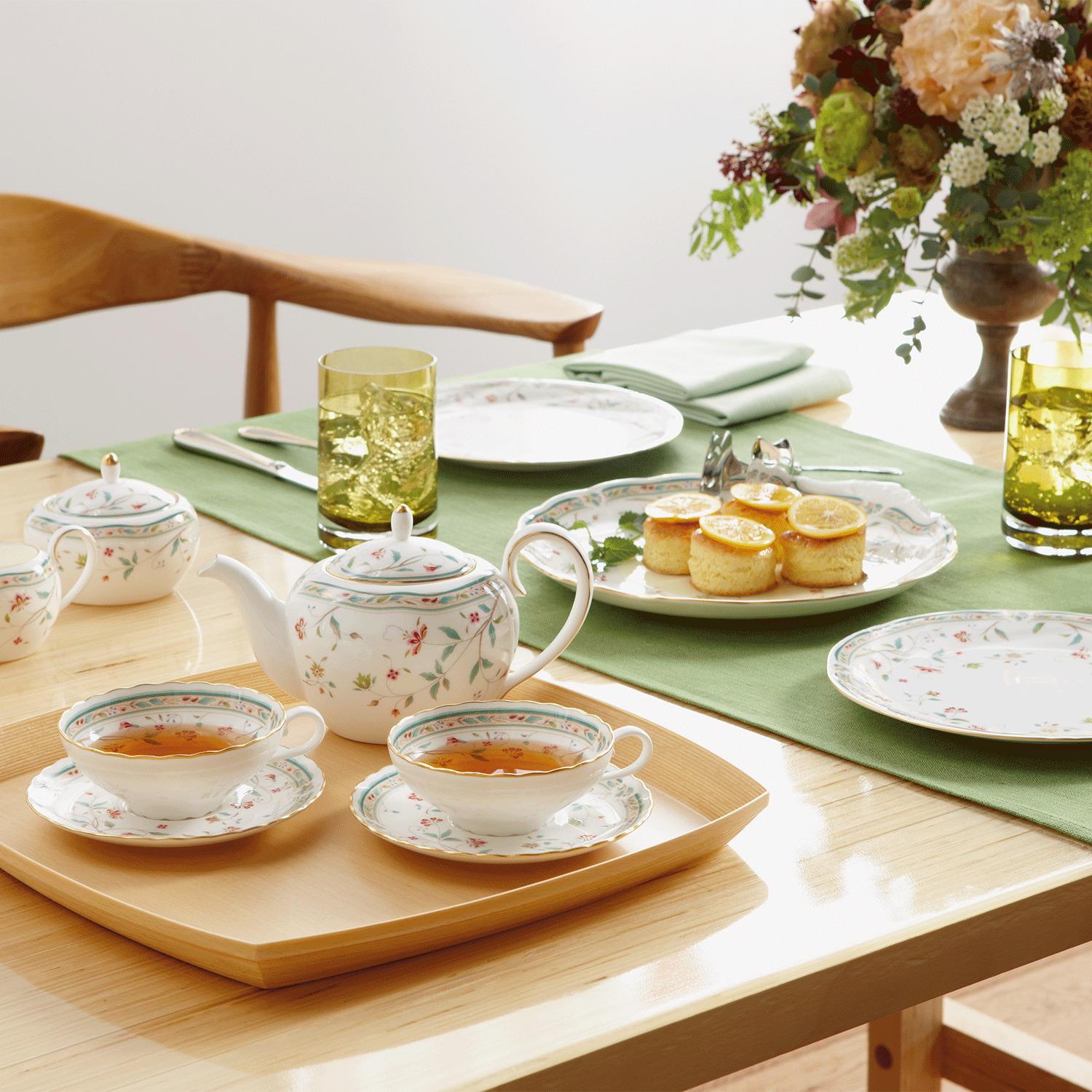 花更紗 28cmパーティープレート | ノリタケ食器公式オンラインショップ