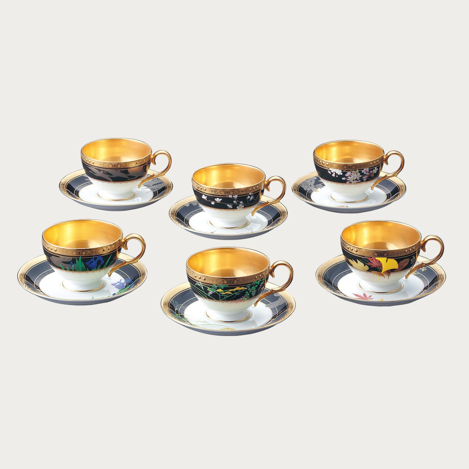 四神 カップ&ソーサーセット(絵変り4客) | ノリタケ食器公式オンライン 