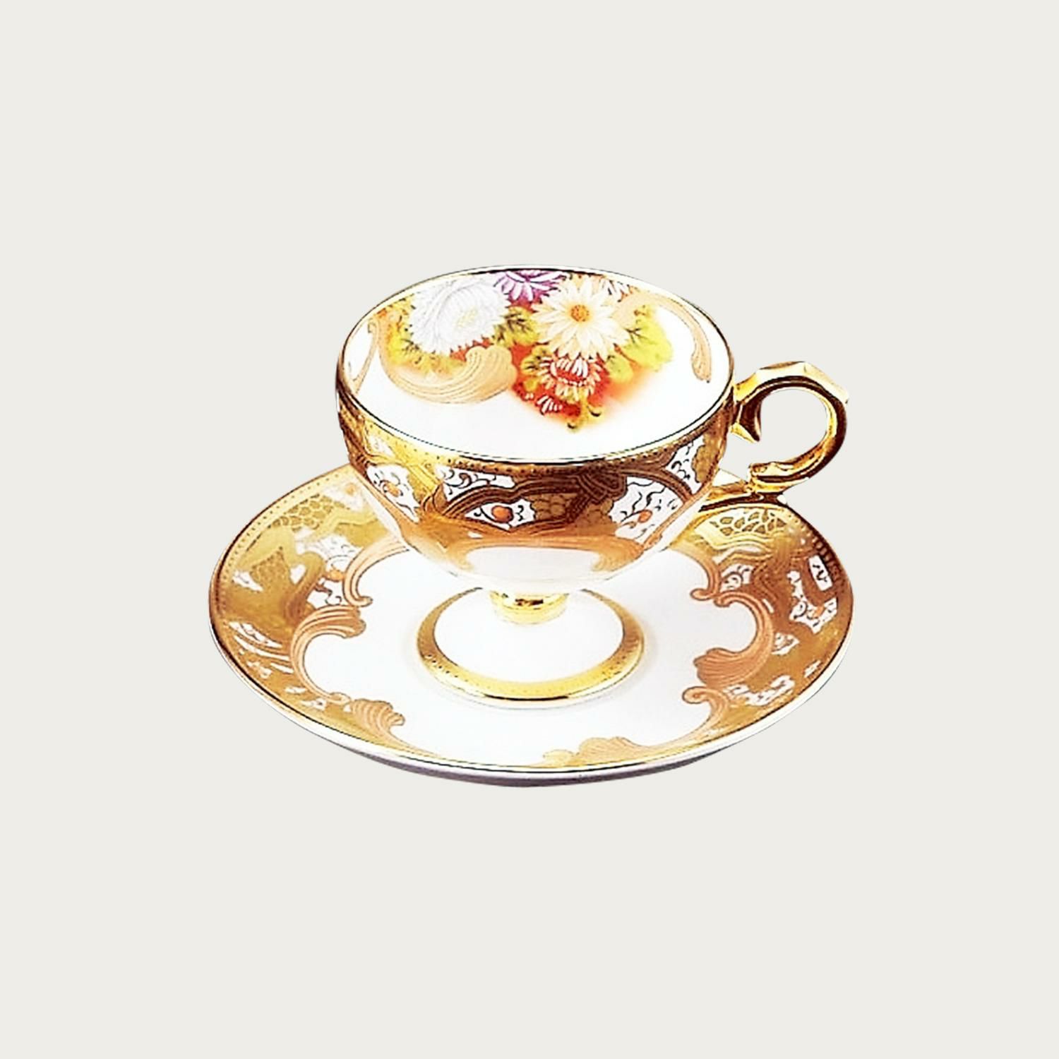 和花コレクション カップ&ソーサー(菊) | ノリタケ食器公式オンライン 