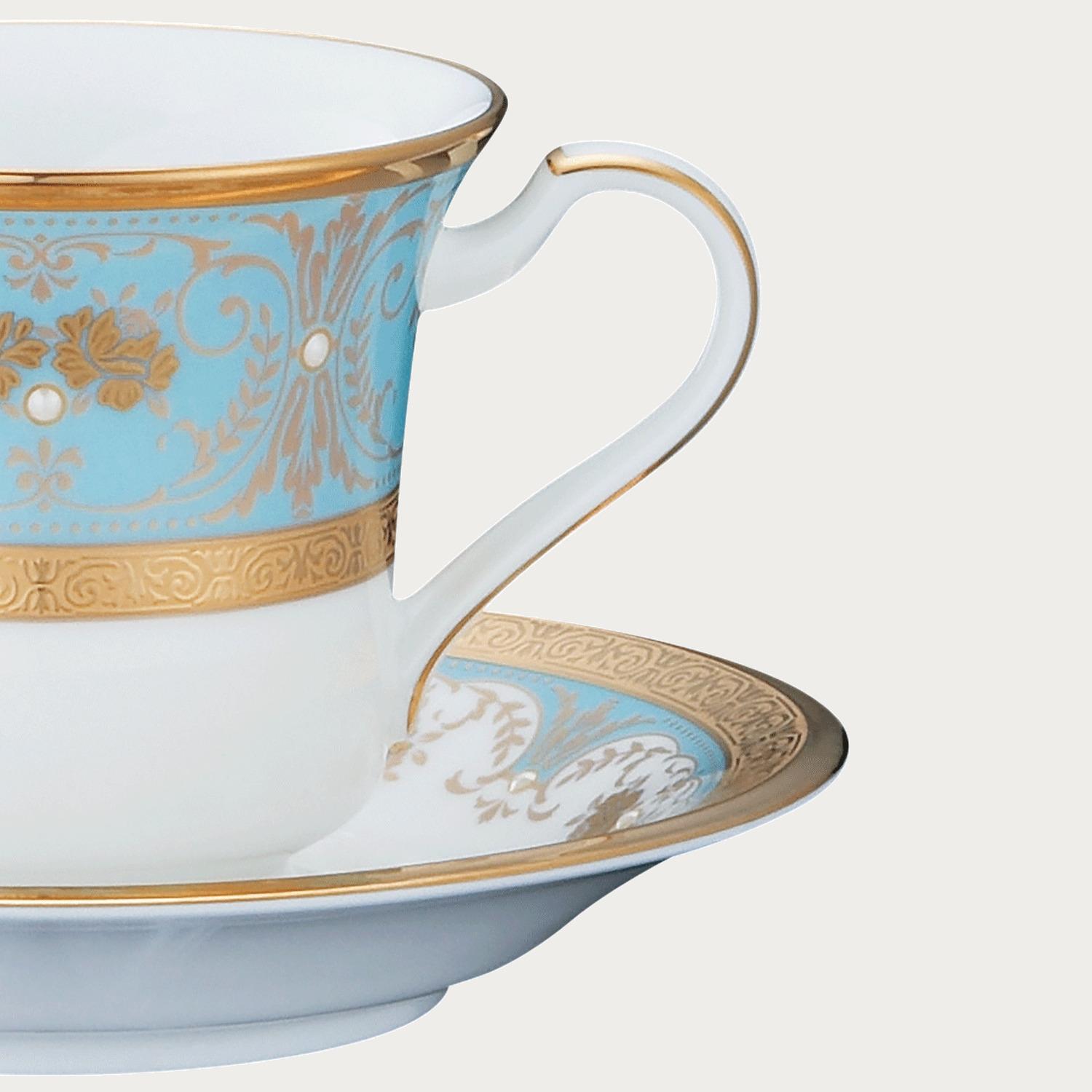 ジョージアンターコイズ アメリカンカップ&ソーサーペア | ノリタケ