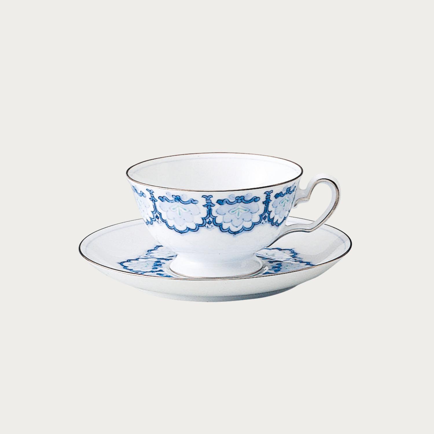 大倉陶園］呉須更紗 ティー・コーヒー碗皿 | ノリタケ食器公式 