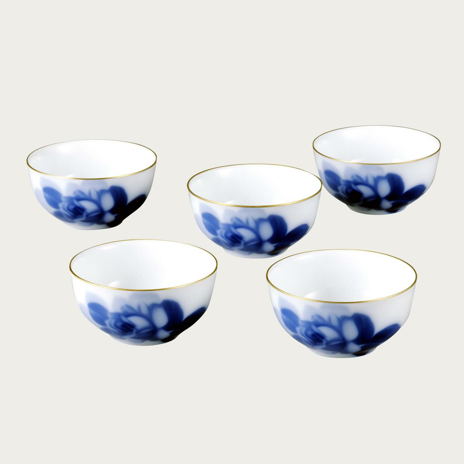 大倉陶園］ブルーローズ(8211) 湯呑揃 | ノリタケ食器公式オンライン 