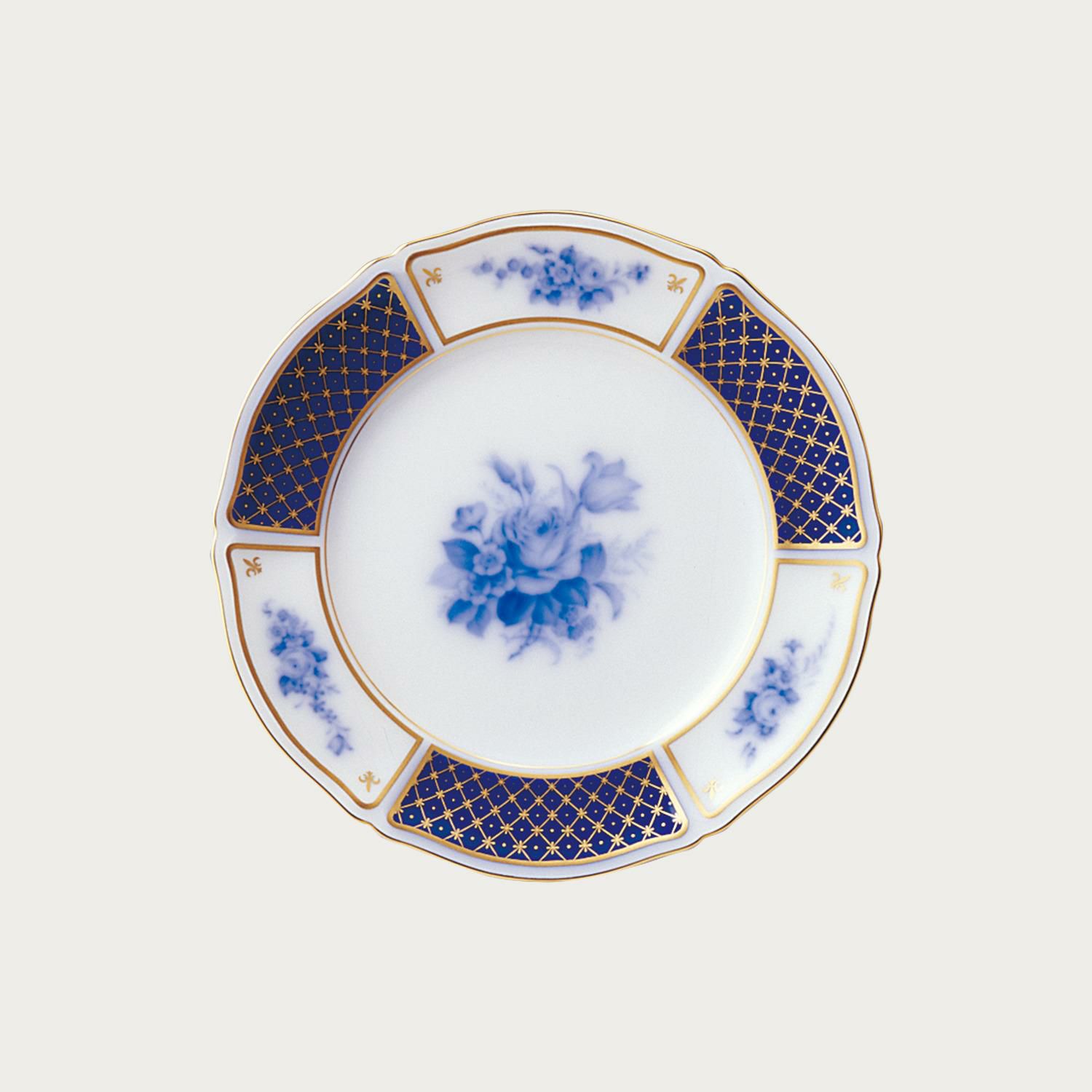 大倉陶園］ブルーインペリアル 18cmケーキ皿 | ノリタケ食器公式  