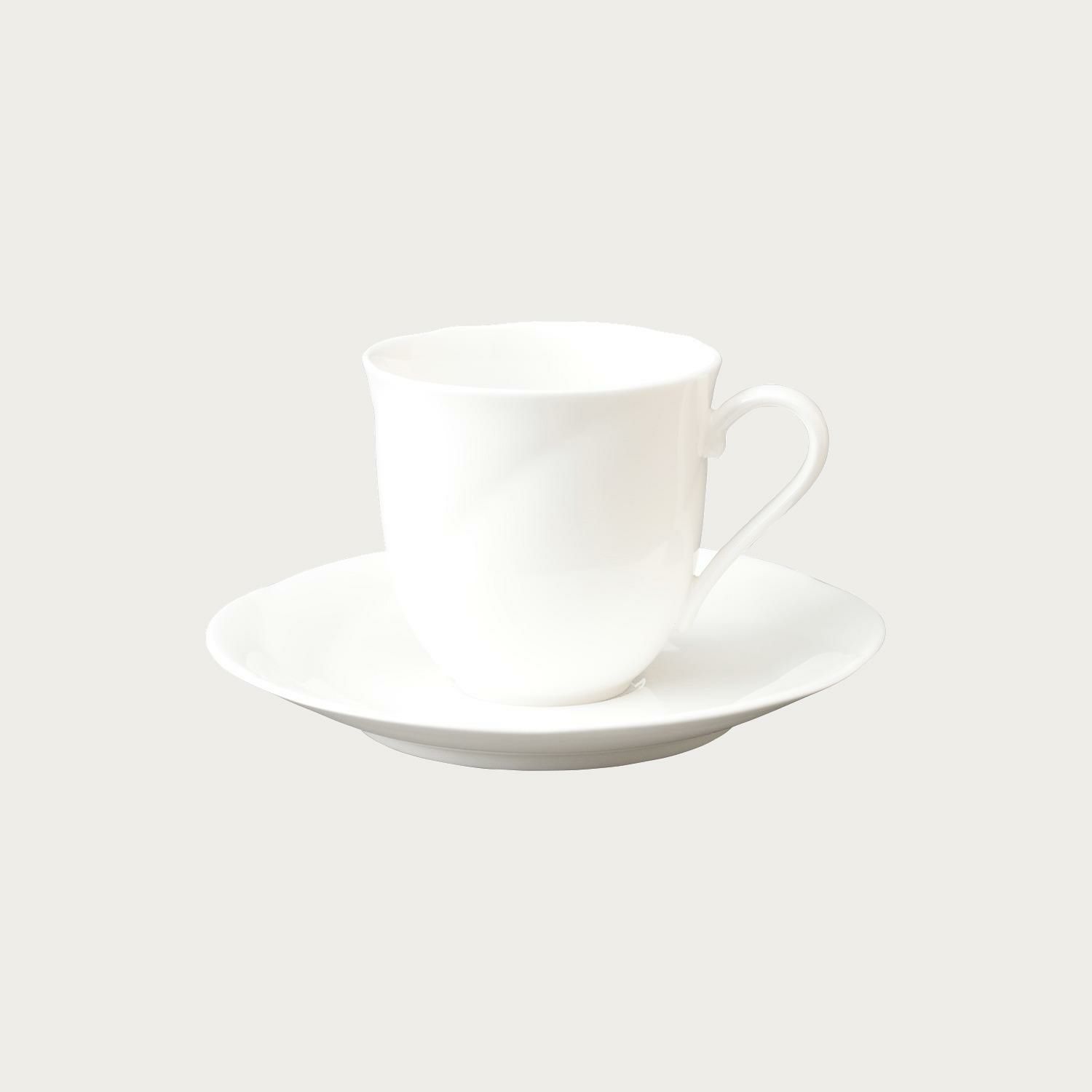 アンサンブルホワイト コーヒーソーサー ソーサーのみ ノリタケ食器公式オンラインショップ