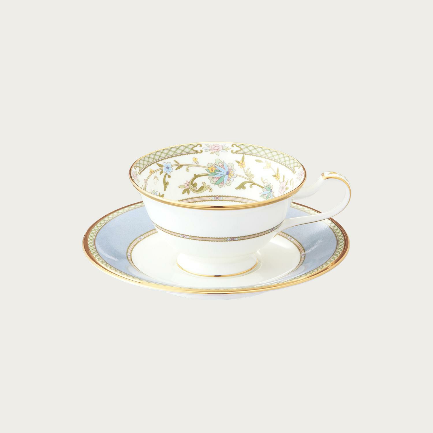 ヨシノ カップ&ソーサー(グリーン) | ノリタケ食器公式オンラインショップ