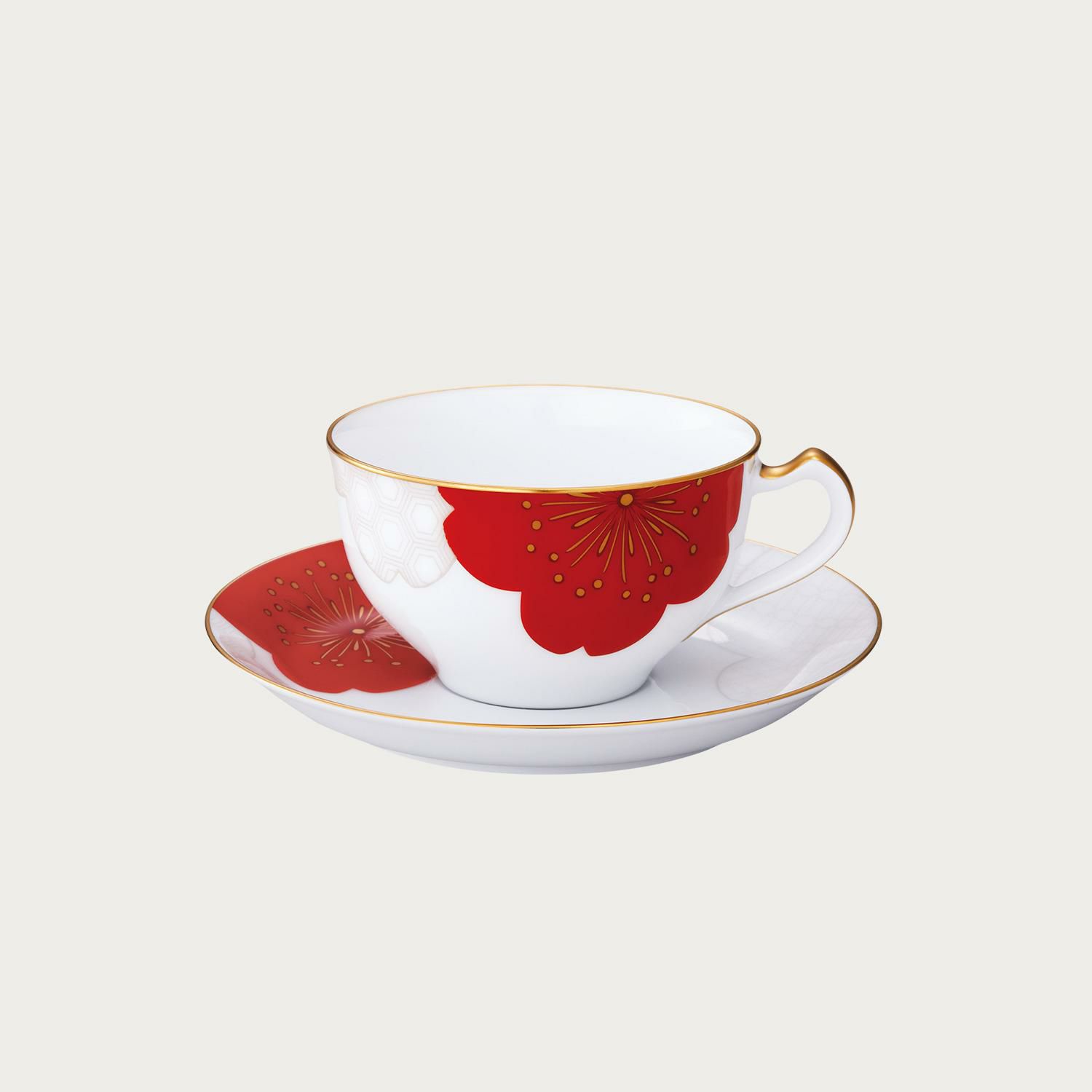 大倉陶園］桜シリーズ ティー・コーヒー碗皿 第5回「吉祥桜 