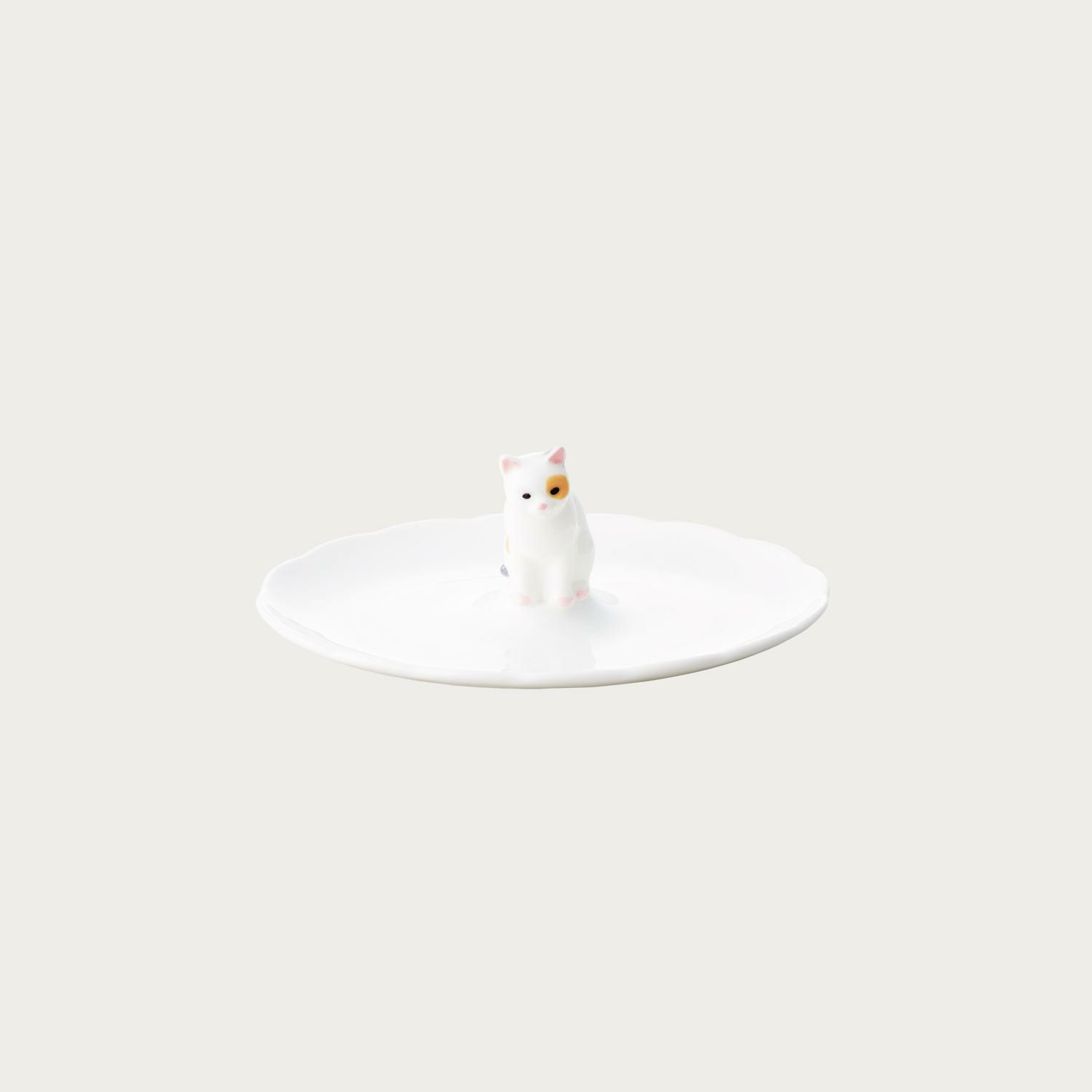 フィギュリン付きトレイ 楕円 “フレンチブル” | ノリタケ食器公式 