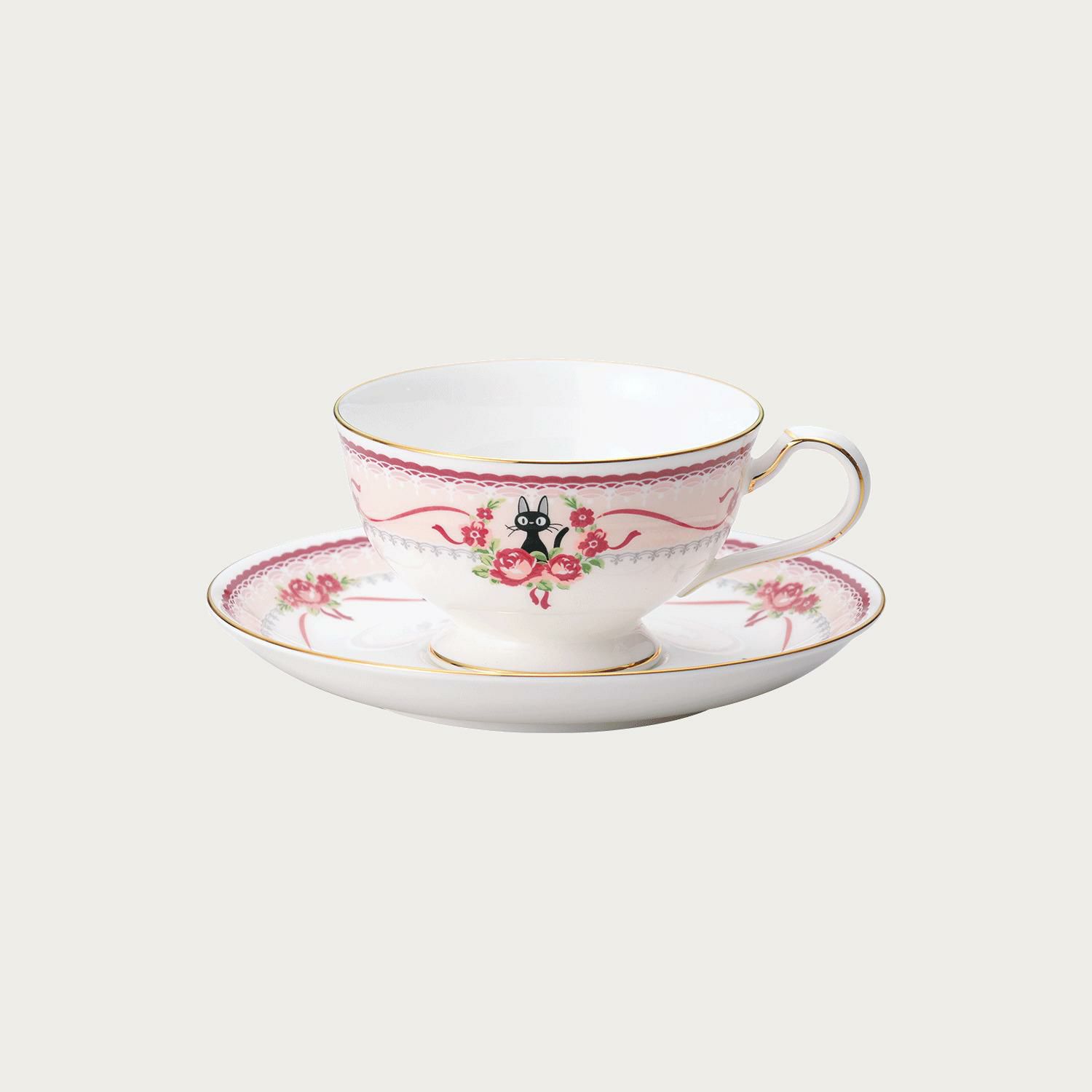 魔女の宅急便 カップ&ソーサー(ピンク) | ノリタケ食器公式オンライン 