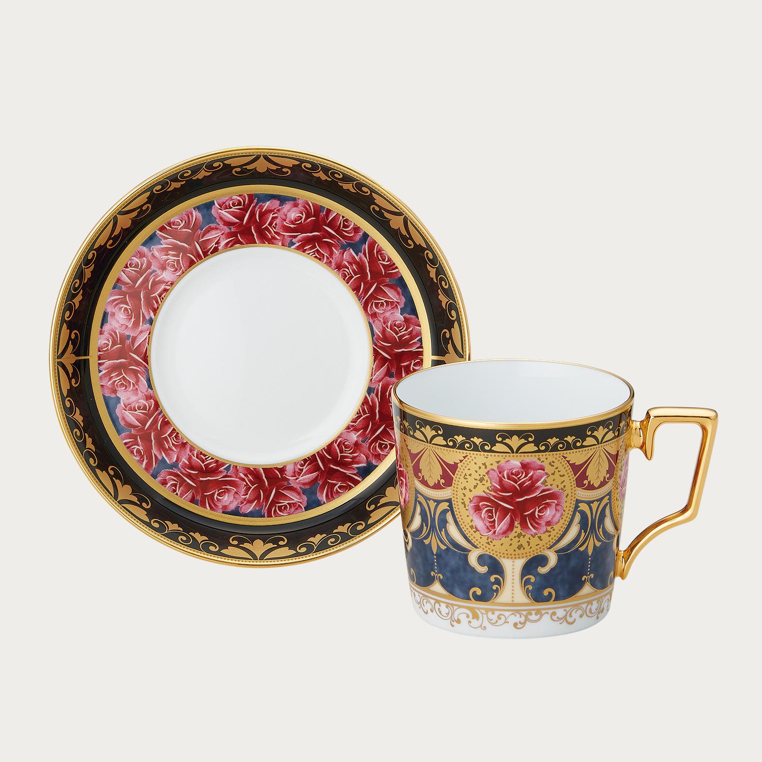 オマージュ コレクション コーヒーカップ&ソーサー(色絵薔薇文 
