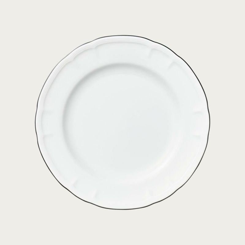 プロポーザル カラーライン 21cmプレート (ブラック) | ノリタケ食器