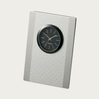 メゾンコレクション］ ブリストル 置時計（角型）（ステンレス製 