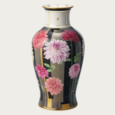 大花瓶「天竺牡丹」(ダリア図) | ノリタケ食器公式オンラインショップ