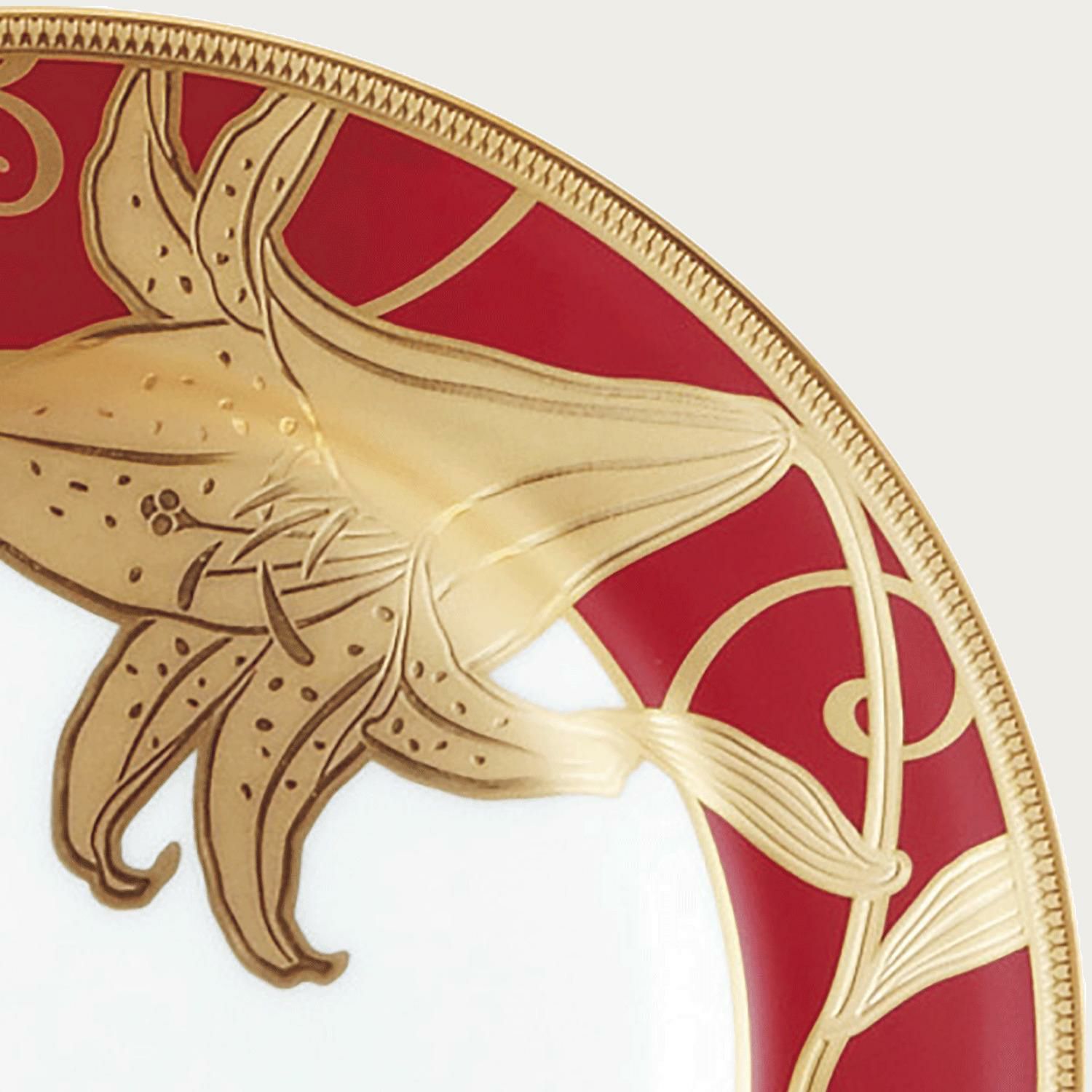 受注後3～5ヶ月でお届け】花金彩百合 21cm プレート | ノリタケ食器