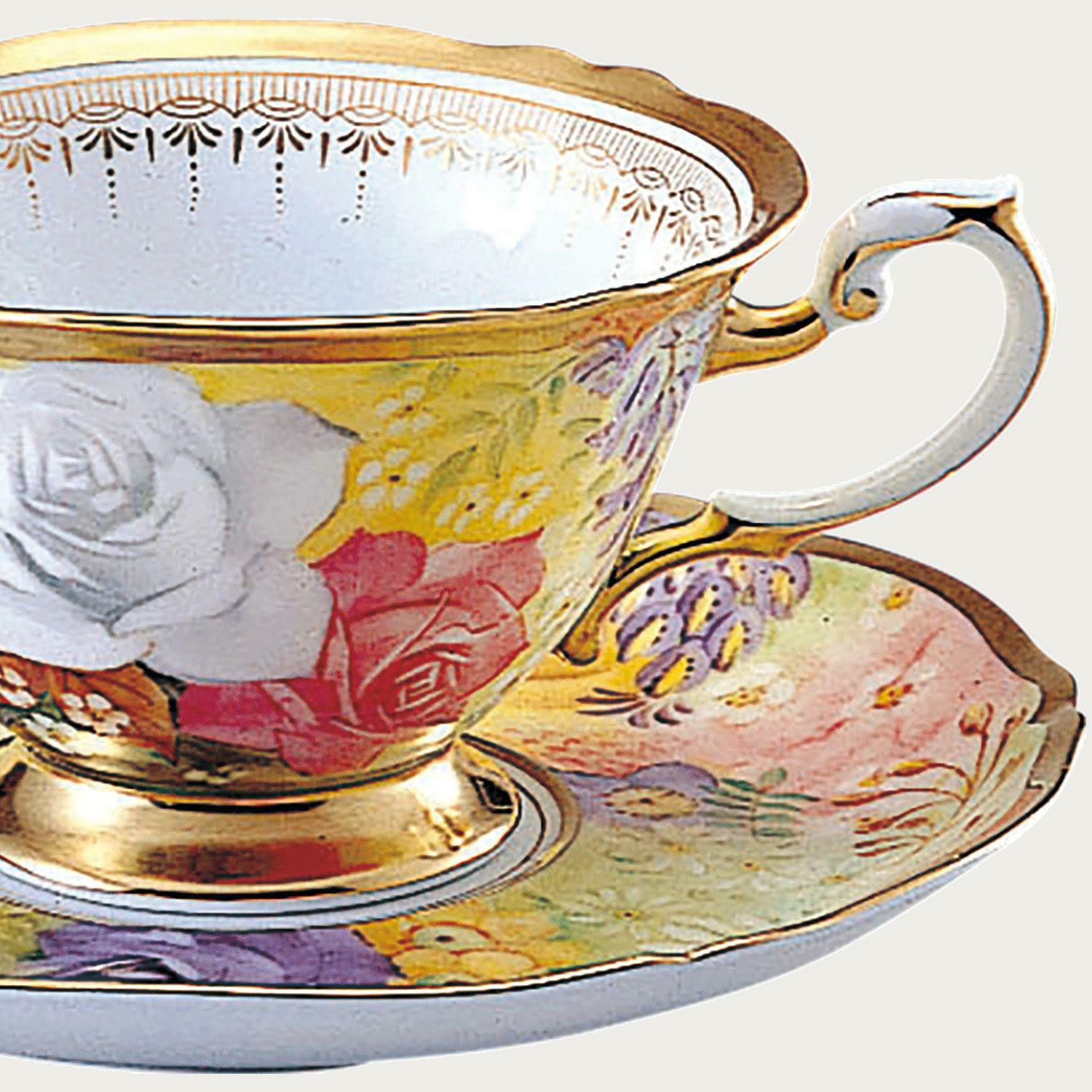 大倉陶園］花園 ティー碗皿 | ノリタケ食器公式オンラインショップ