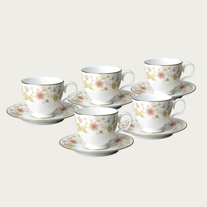 ノリタケ ダイヤモンドコレクション プレート5客&スープ皿5客