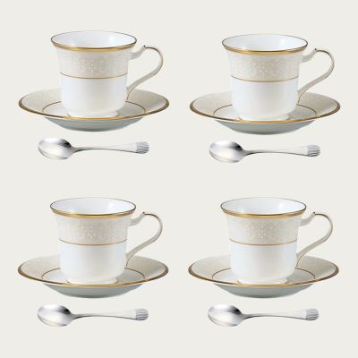 6FM17 【新品未使用】ノリタケ ティーセット&スプーン 各5セット Amazon.co.jp: Noritake ノリタケ ティー スプーン & ケーキ