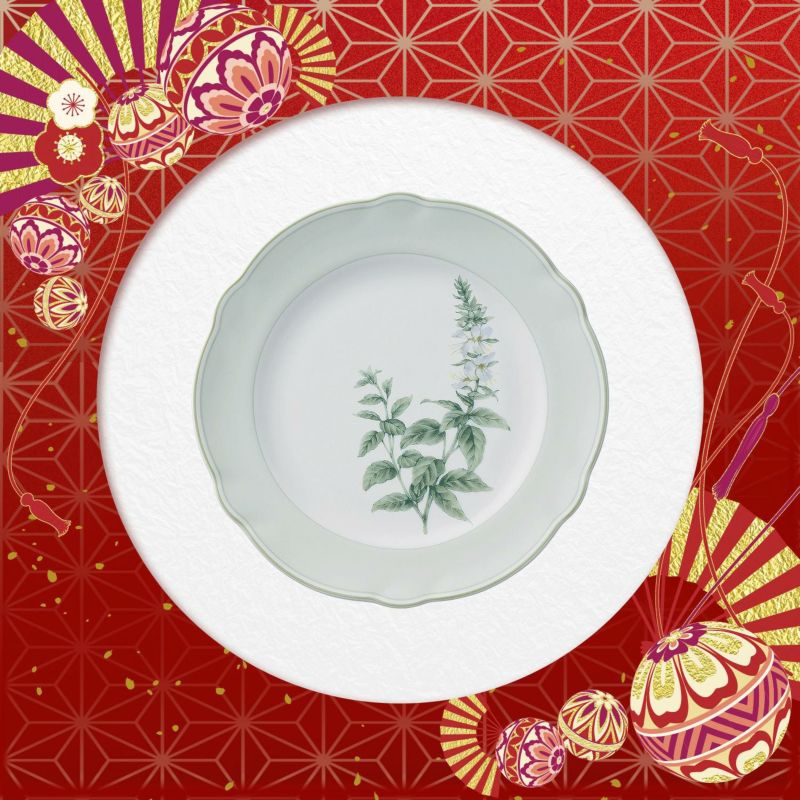 29】2026ノリタケ福袋 イングリッシュハーブズ ディナーセット 2人用