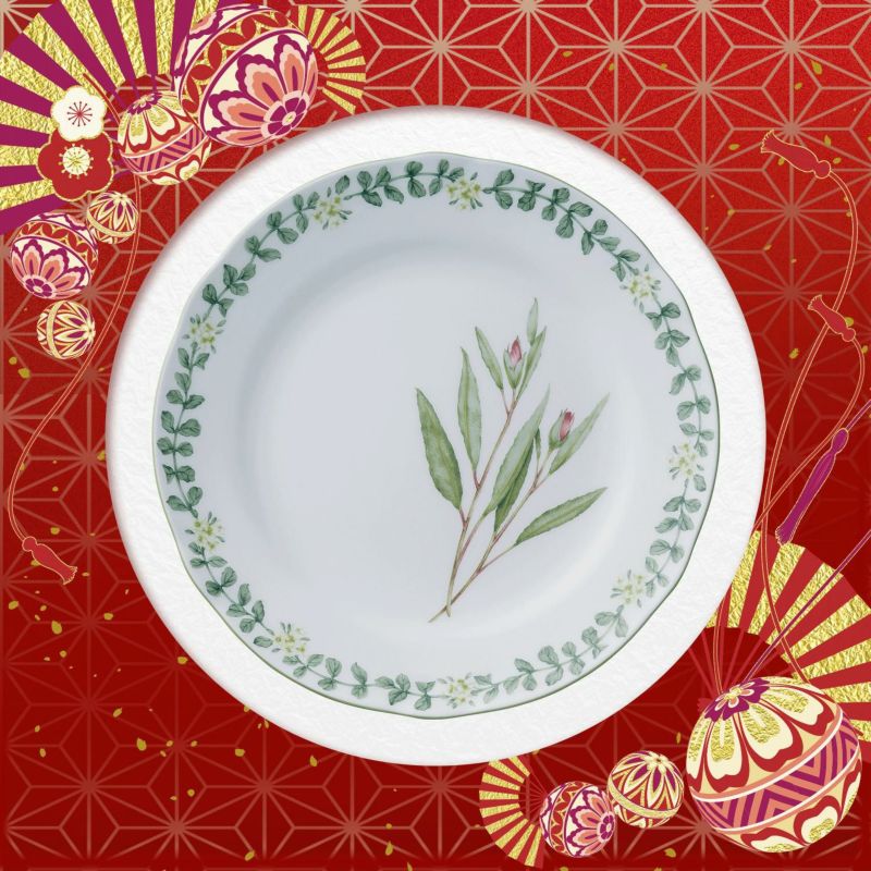 34】2026ノリタケ福袋 イングリッシュハーブズ ディナーセット 5人用