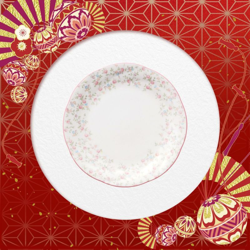 10】2026ノリタケ福袋 キューティーローズ ティータイムセット 2人用