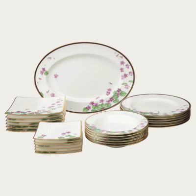 受注後3～5ヶ月でお届け】すみれ 49pcディナーセット | ノリタケ食器