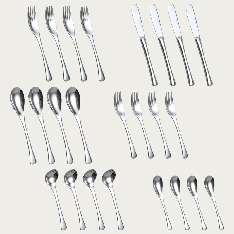 カトラリーキャンペーン2026］□特別価格□エモーション 24pcセット 4