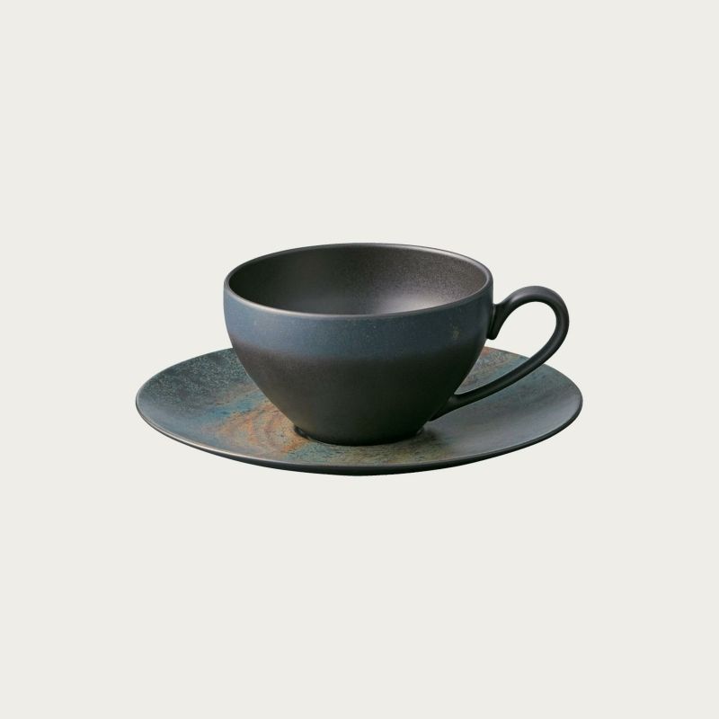 HOSHIKAGE ティーカップ&ソーサー(黒)(専用ギフトボックス入り